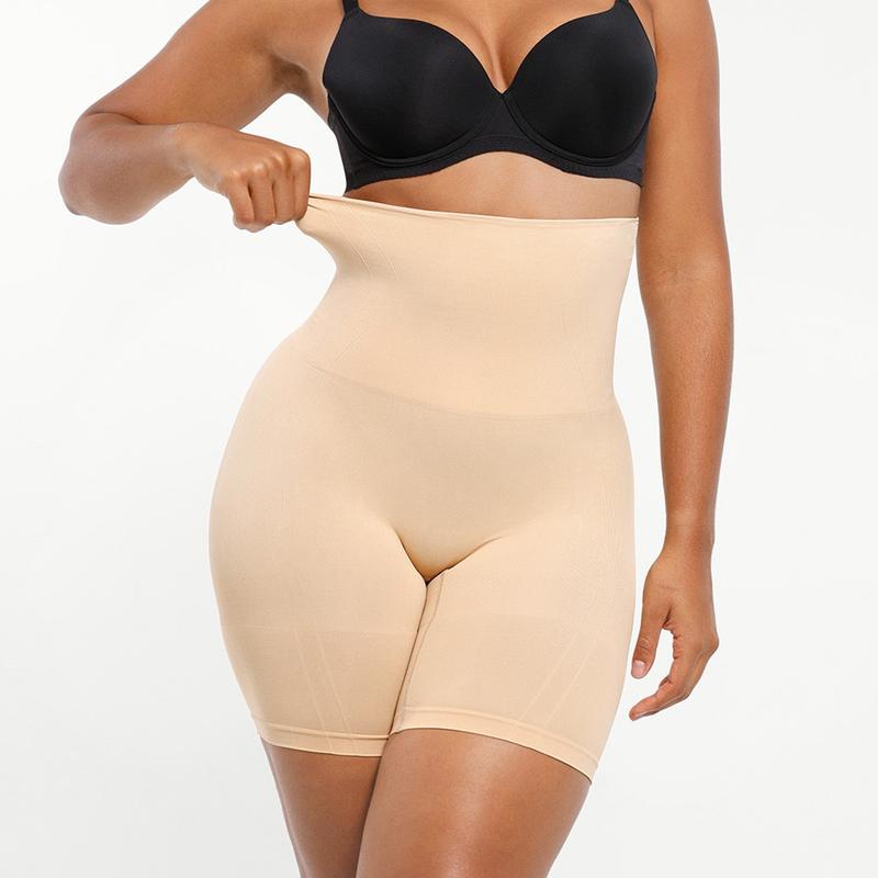 Shapewear Sculpting Shorts for Women Seamless High Waisted Body Shaper Thigh Slimming Underwear