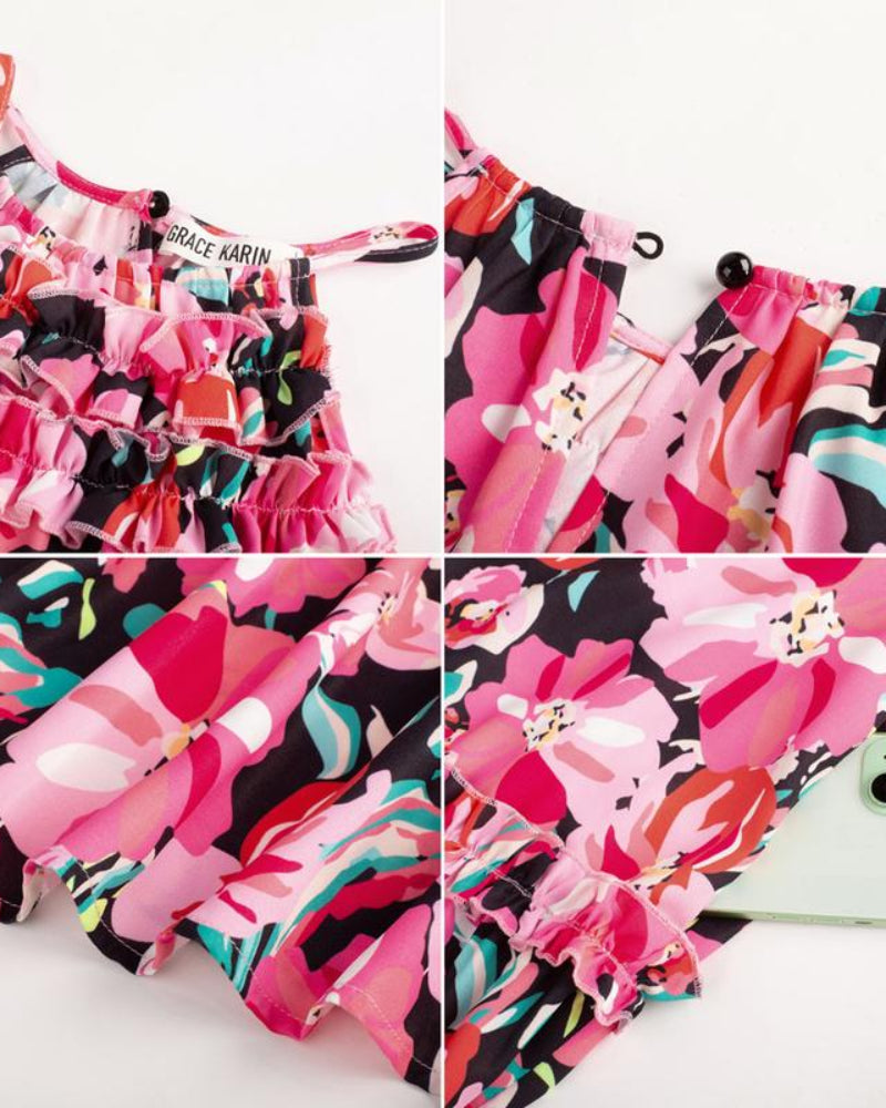 【Valentine's Day Limited】Grace Karin Women's Maxi Boho Dress Casual