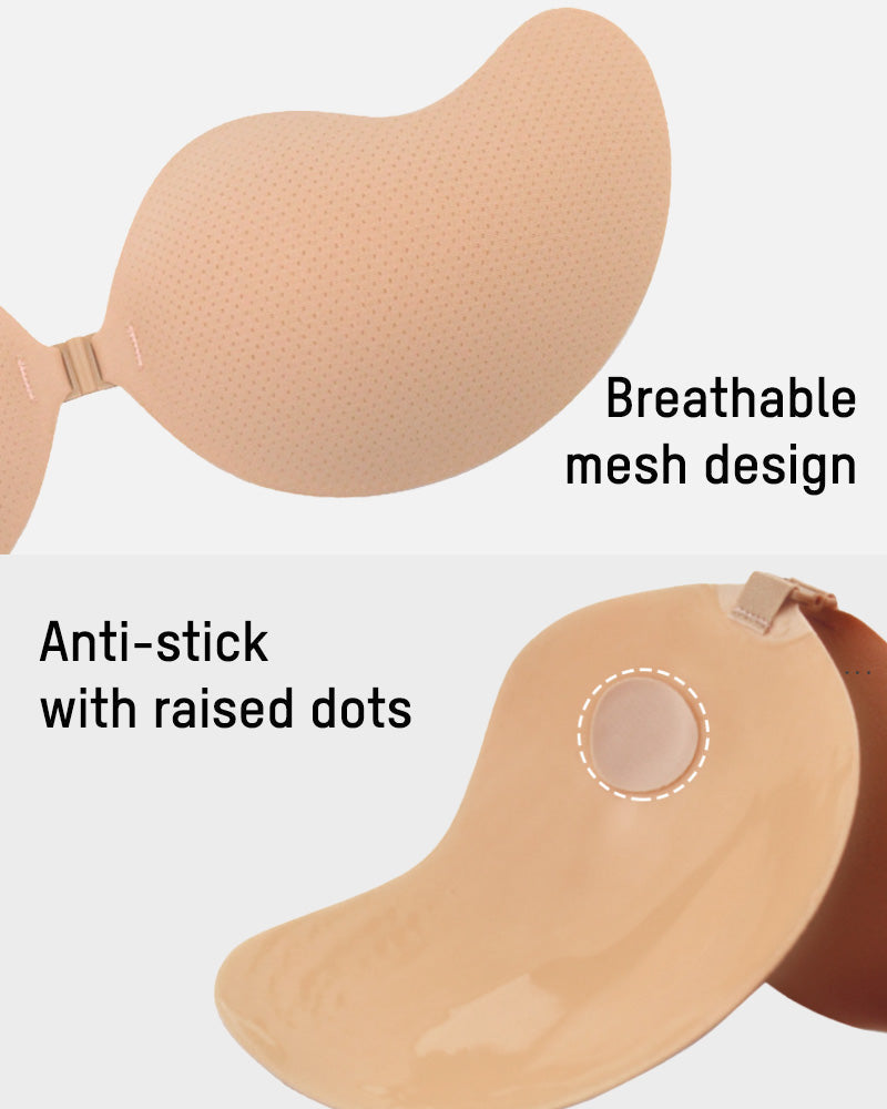 Adhesive V-Bra, Invisible Push-Up Bra (2 Pairs)