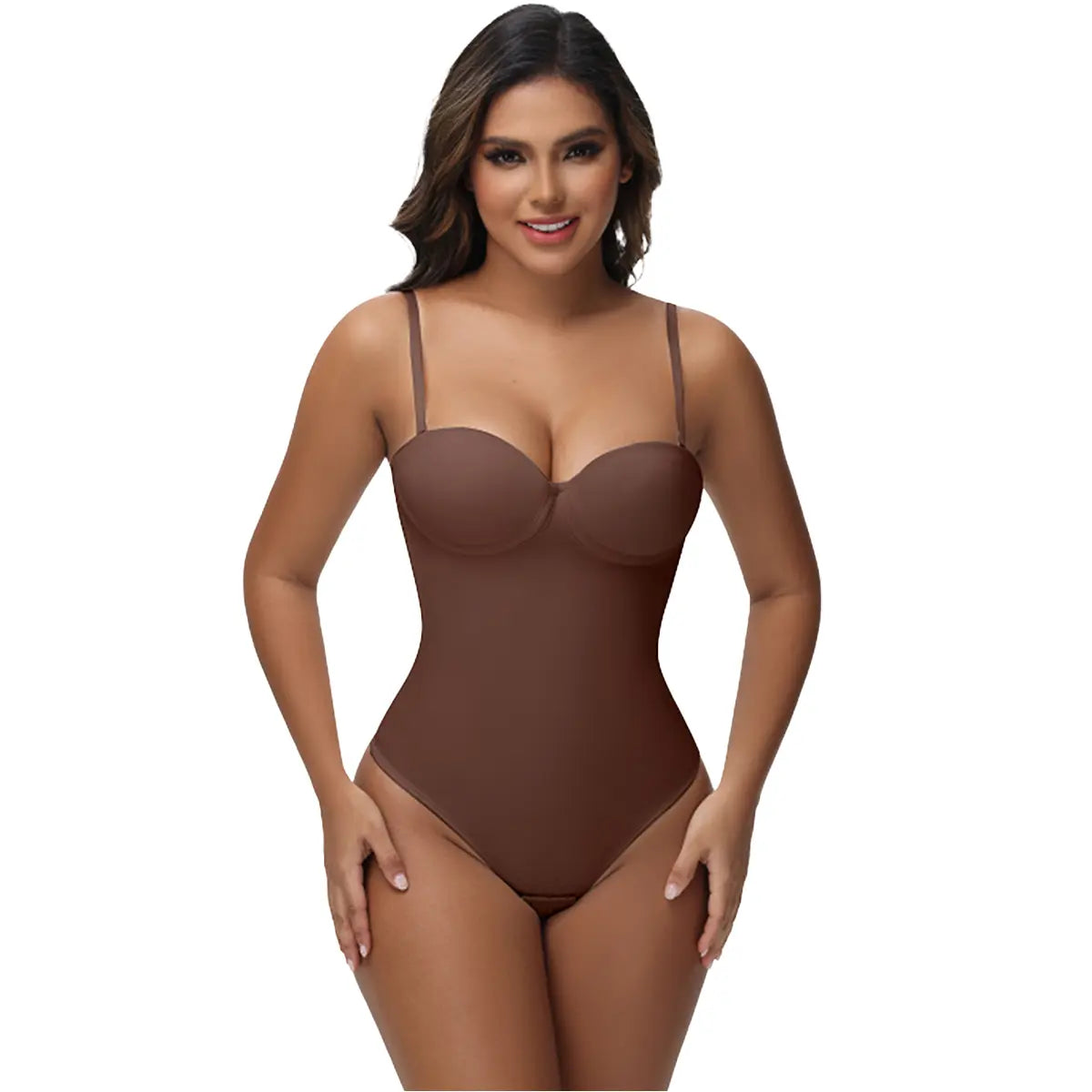 Seamless Lace-Up Bodysuit for Effortless Curves