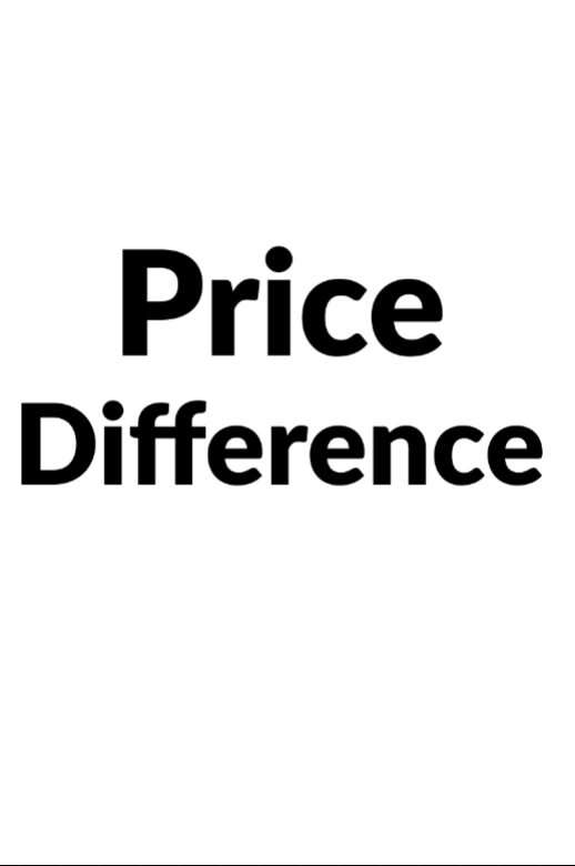 Price Difference (shipping fee 5 pack)