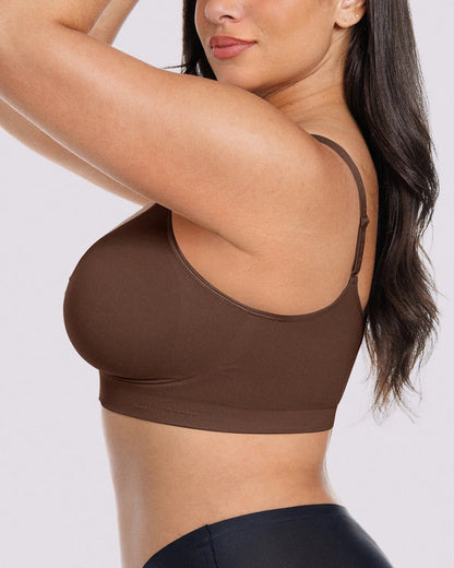 Bare Essentials Skin Flow Front-Zipper Wireless Bra