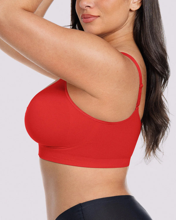 Bare Essentials Skin Flow Front-Zipper Wireless Bra