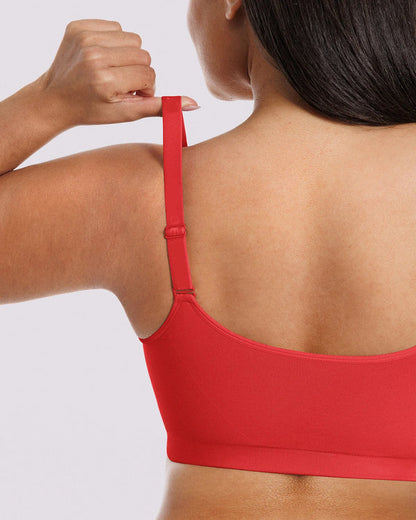 Bare Essentials Skin Flow Front-Zipper Wireless Bra