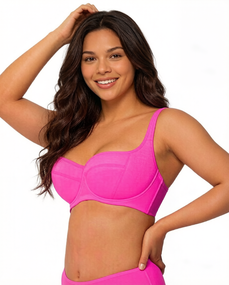 Lightly Padded Balconette Bra – Soft Fit & Natural Lift