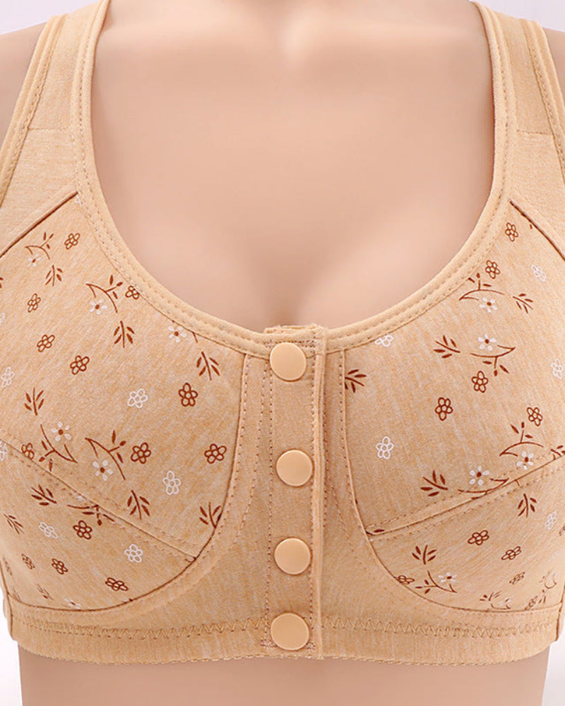 Front Closure Wireless Bras for Women