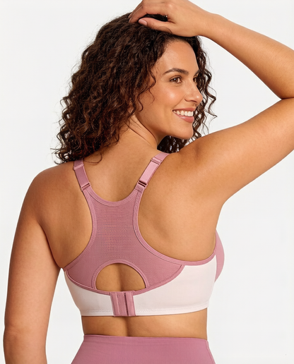 Full Coverage Sports Bra Non Padded Unlined Soft Support Wide Strap Underwire Bra