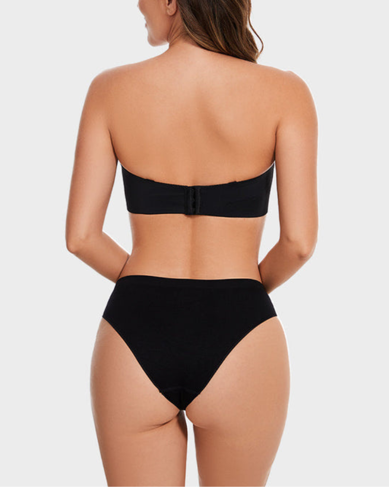 Full Support Non-Slip Convertible Bandeau Bra