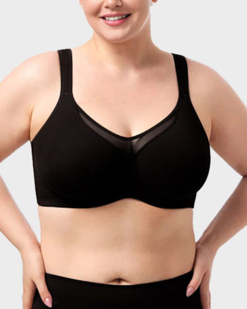Plus Size Cooling Full Coverage Minimizer Bra