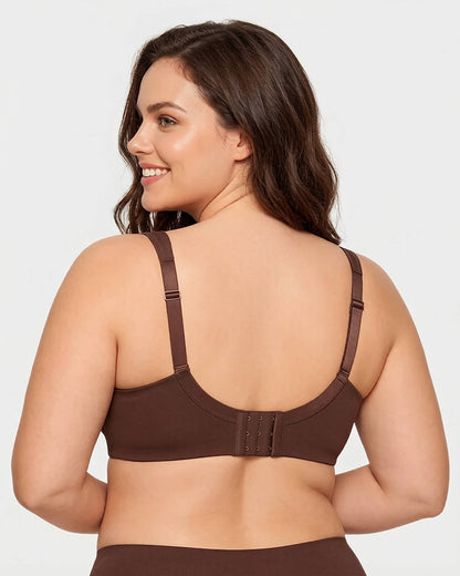 Soft Plus Size Full Coverage Unlined Minimizer Bra