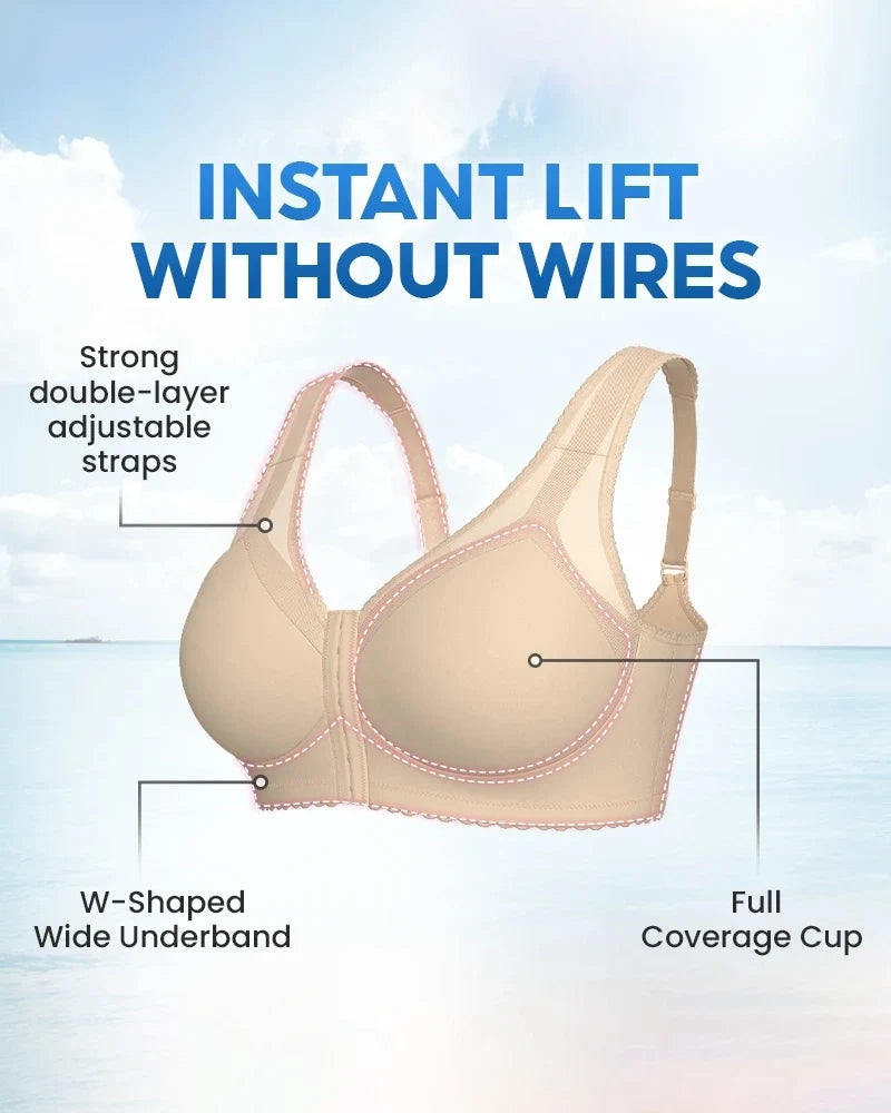 Front-Closure Wireless Lift & Shaping Comfort Bra