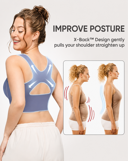X-Back Wireless Posture Support Bra