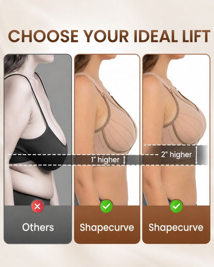 Custom-Lift Posture Support Front-Zip Bra