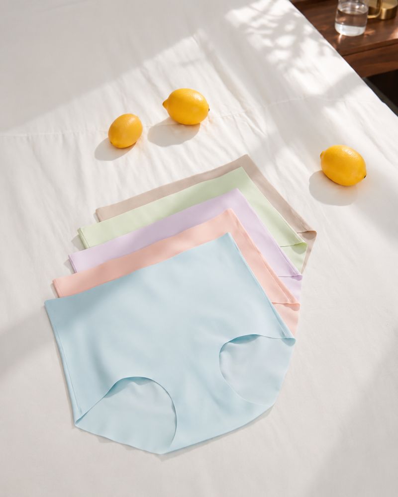 5-Pack Seamless No-Show High-Waisted Panties