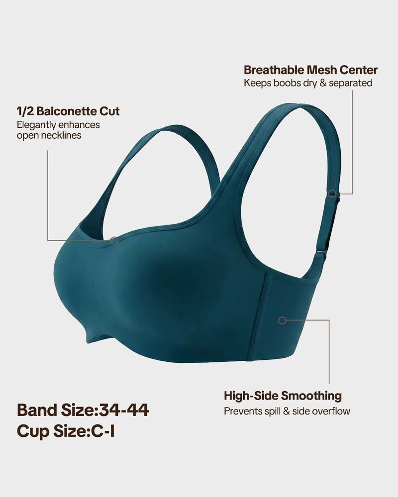 Cooling Plus Size Balconette Underwire Bra