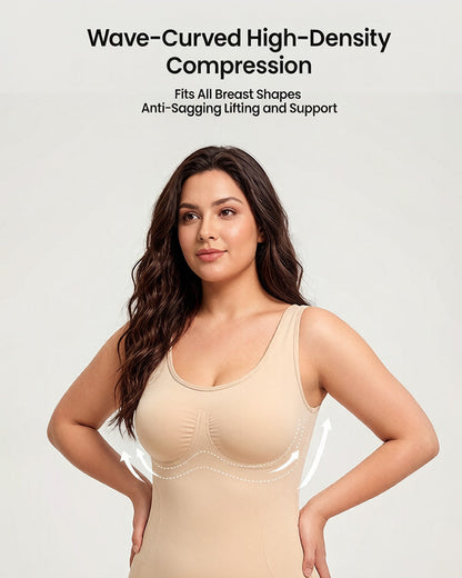 Triple-Zone Compression Drop-Seat Full Body Shaping Bodysuit