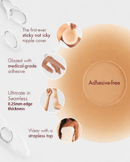 Reusable Seamless Silicone Nipple Covers