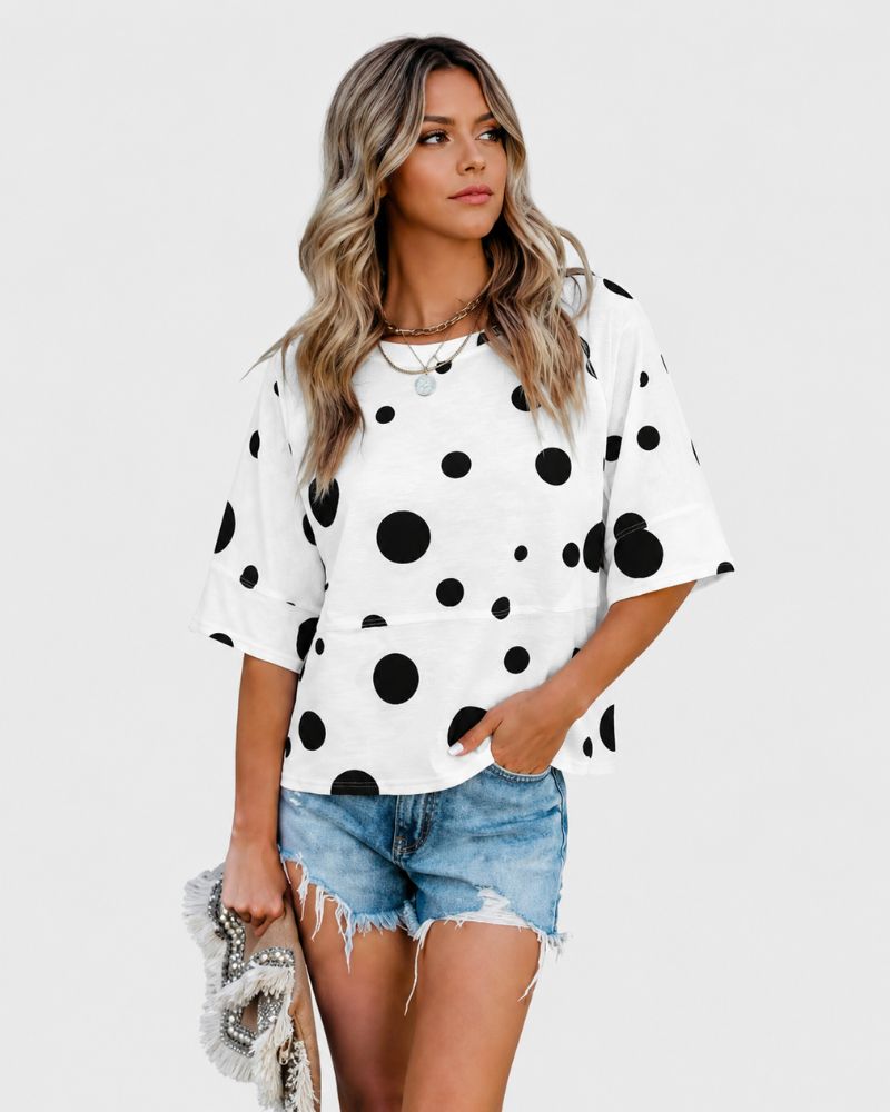Relaxed Flared Sleeve T-Shirt