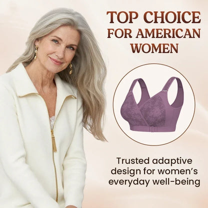 Easy-Wear Front Wrap Comfort Bra