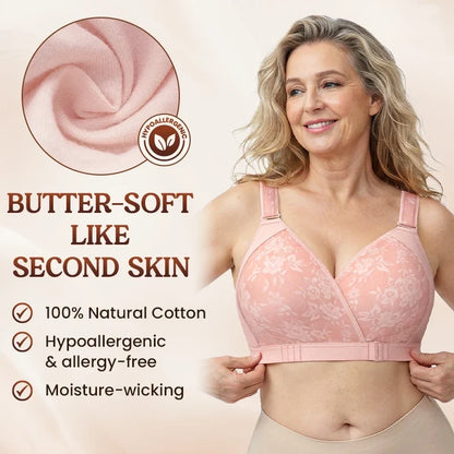 Easy-Wear Front Wrap Comfort Bra