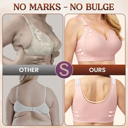 Easy-Wear Front Wrap Comfort Bra