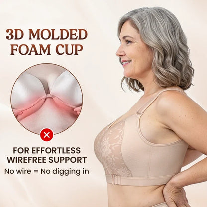 Easy-Wear Front Wrap Comfort Bra