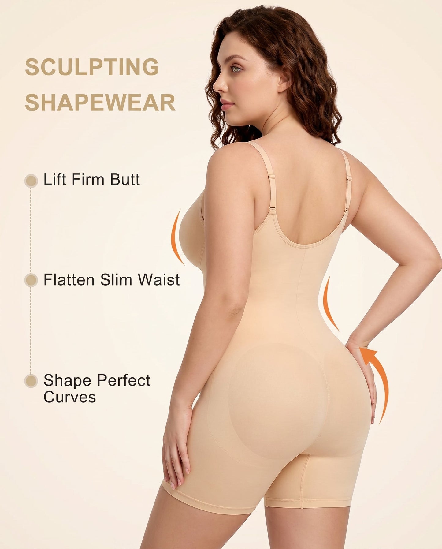 Women's Tummy Control Zip Front Bodysuit