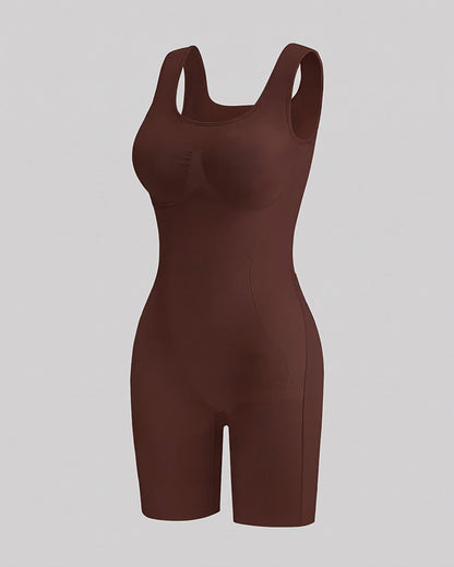 Triple-Zone Compression Drop-Seat Full Body Shaping Bodysuit