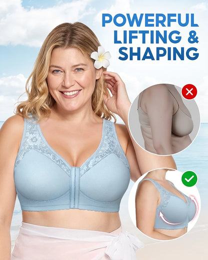 Front-Closure Wireless Lift & Shaping Comfort Bra