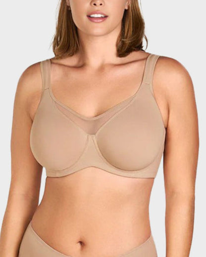 Plus Size Cooling Full Coverage Minimizer Bra