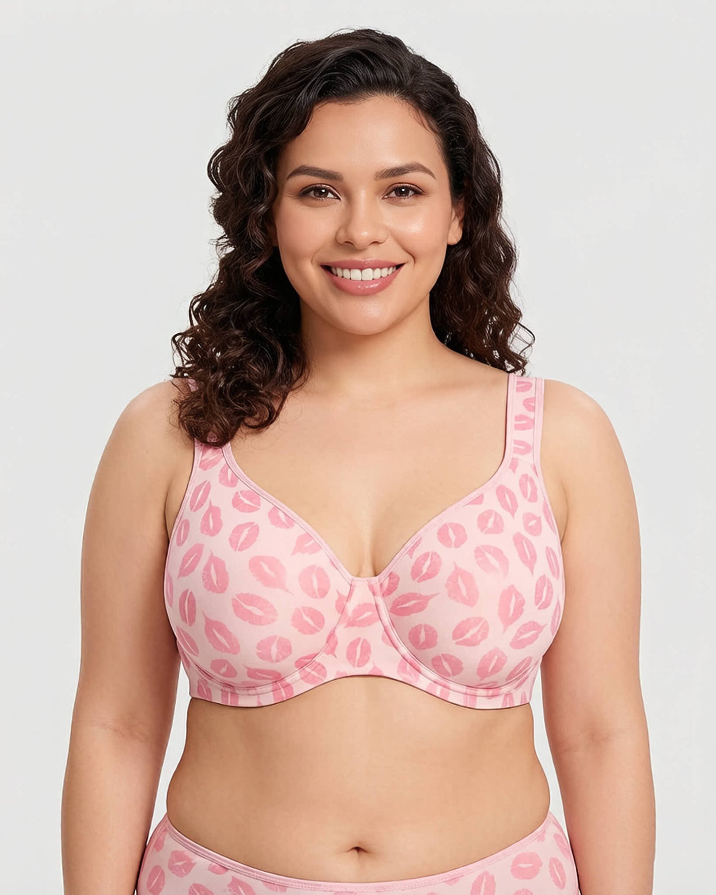 Soft Plus Size Full Coverage Unlined Minimizer Bra