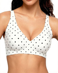 White Polka Dot