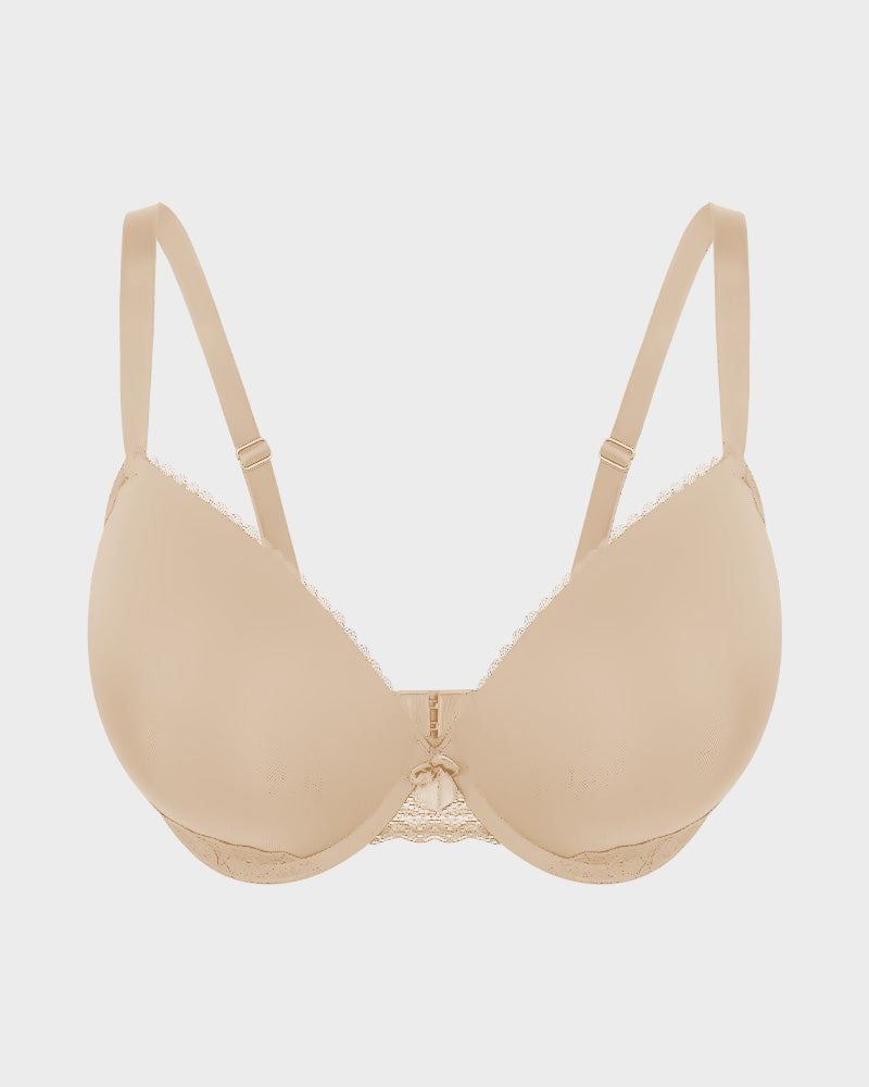 Comfort Lace Trim Push-Up Bra
