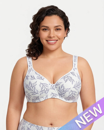 Soft Plus Size Full Coverage Unlined Minimizer Bra