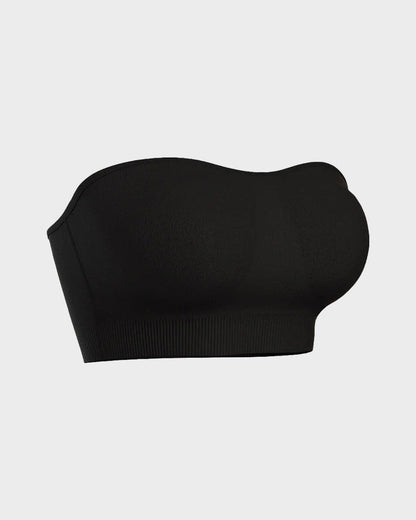 Wireless Strapless Bandeau Bra with Anti‑Slip Silicone Support