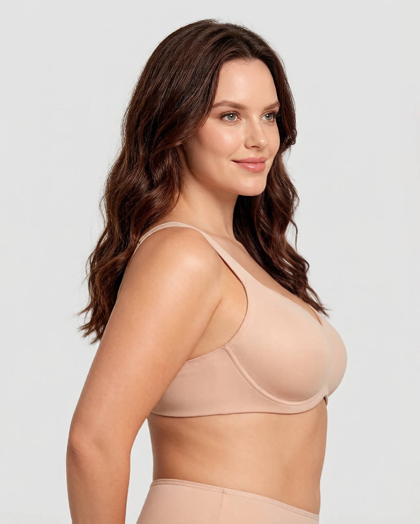 Soft Plus Size Full Coverage Unlined Minimizer Bra