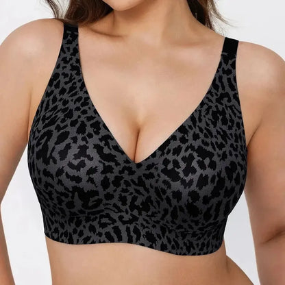 Deep V Seamless Wireless Push Up Bras for Women