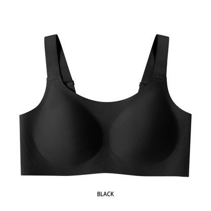 Wireless Full Coverage Jelly Bra with Breathable Straps