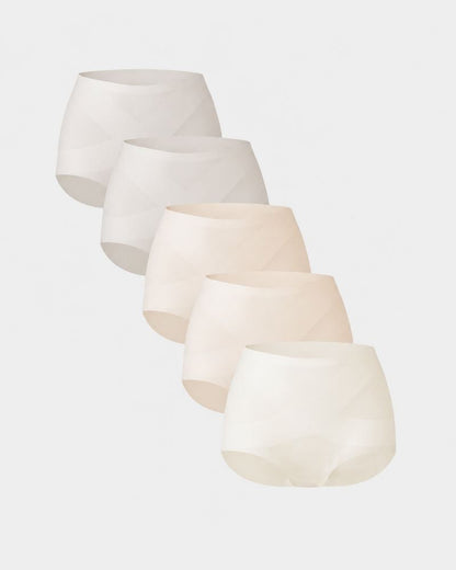 5-Pack Seamless No-Show High-Waisted Panties