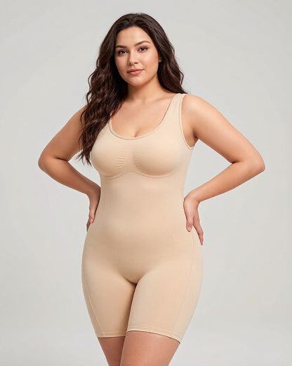 Triple-Zone Compression Drop-Seat Full Body Shaping Bodysuit