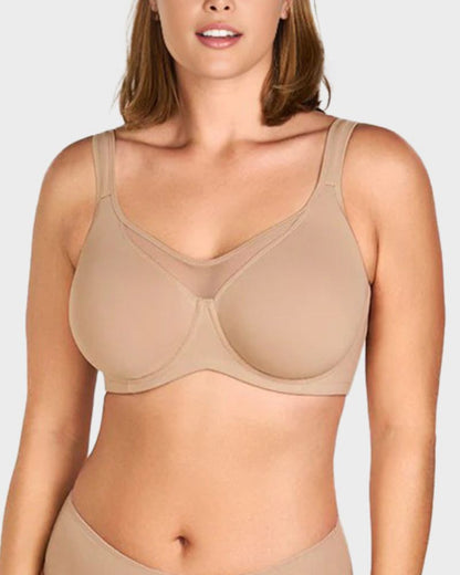 Plus Size Cooling Full Coverage Minimizer Bra
