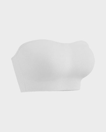 Wireless Strapless Bandeau Bra with Anti‑Slip Silicone Support