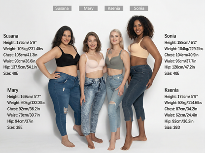 Full Coverage Comfort Bra with Back Smoothing