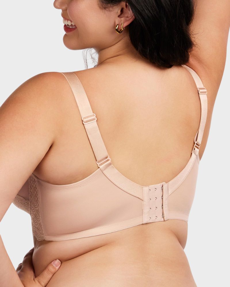Plus Size Mermaid Lace Minimizer Underwire Bra