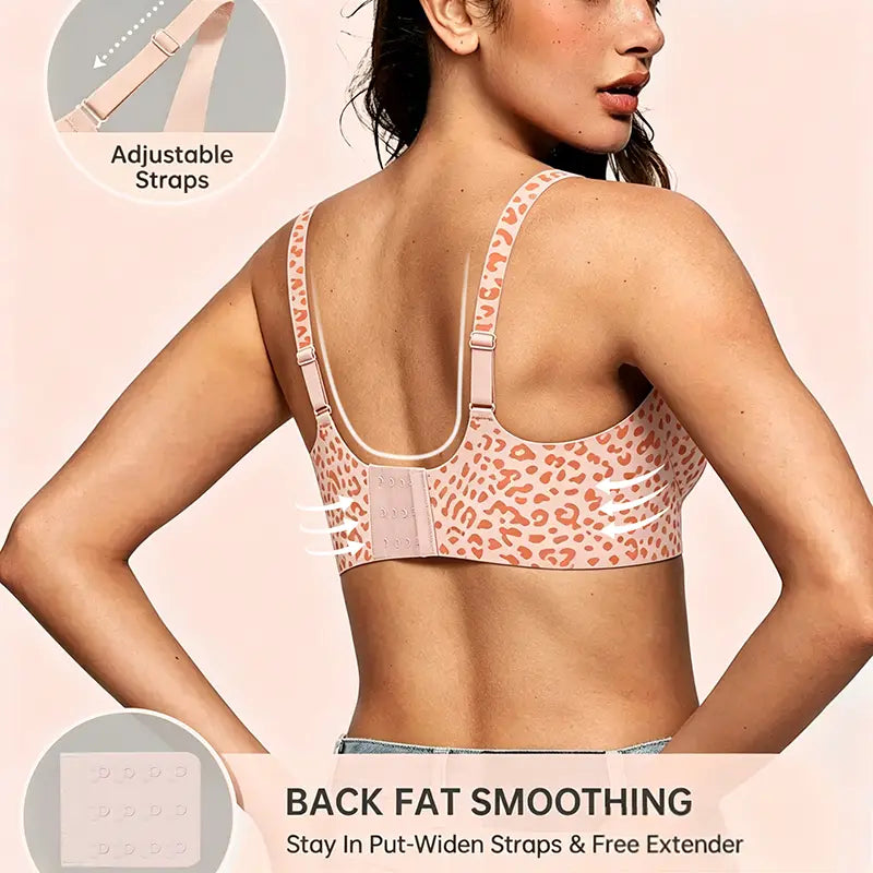 Jelly Soft Wireless Deep V Lift Bra