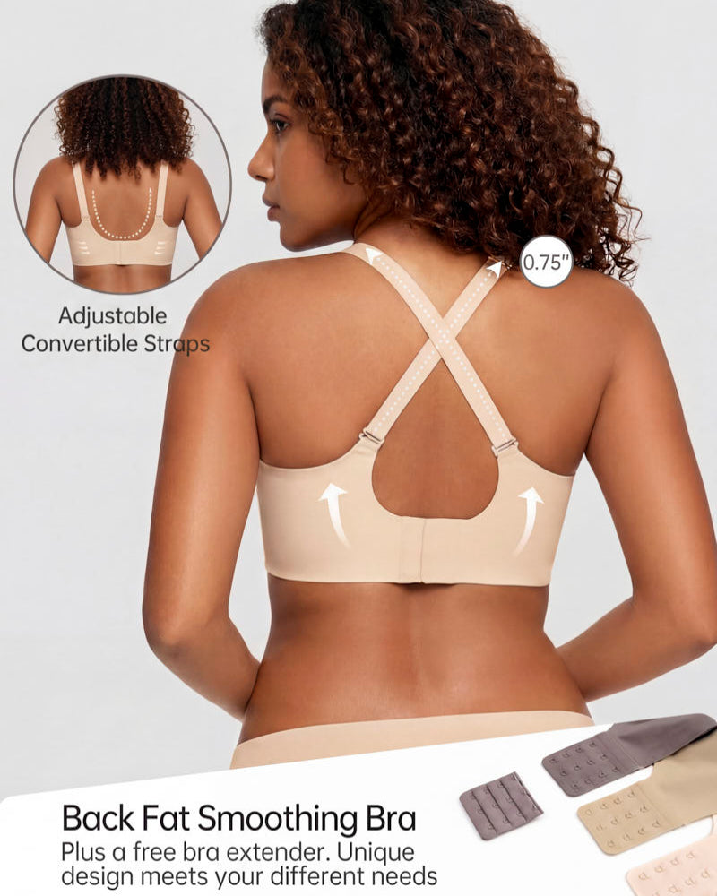 Soft Full Coverage Scalloped Wireless Jelly Bra