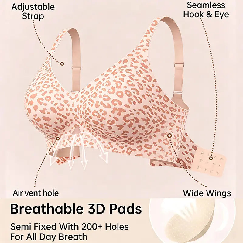 Jelly Soft Wireless Deep V Lift Bra
