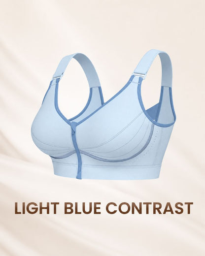 Custom-Lift Posture Support Front-Zip Bra