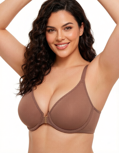 All-Day Comfort Front Closure Mesh Bra