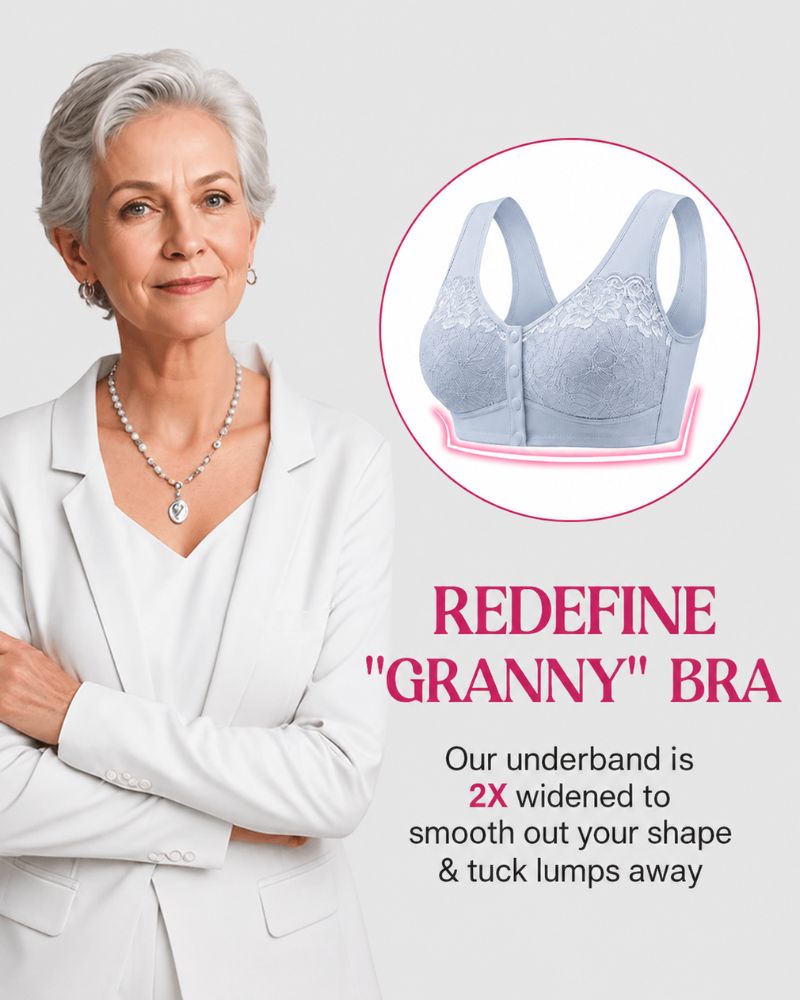 Front-Closure Wireless Support Bra